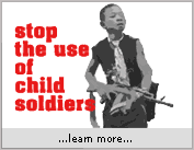 Stop the use of child soldiers