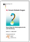 Titelseite der Broschüre zum 16. Forum Globale Fragen
