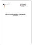 Broschüre 'Praktika in Internationalen Organisationen'