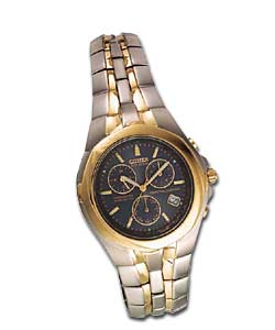 Citizen Eco-Drive Gents Perpetual Calendar Chronograph Watch product image