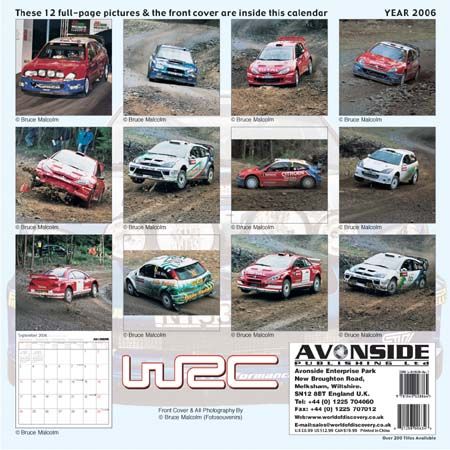 Greeting Cards and Calendars 2006 World Rally Championship Calendar product image