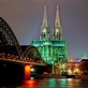 Köln: Hohenzollernbrücke und Dom 