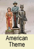 American Theme Chess Pieces