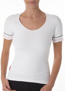 Candida Faria Running-Gym T-shirt with stripe product image