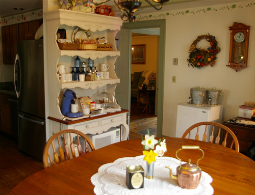 Kitchen Table and Goodies Hutch