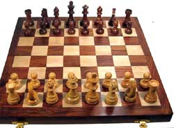 Classic Chess Box and folding Board Combo