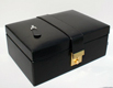 This pure leather storage chest is one of several unbeatable chess boxes.