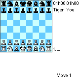 Chess Tiger's smallest screen representation 