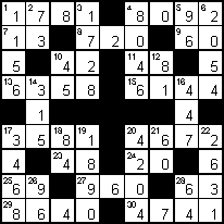 Crossfigure puzzle