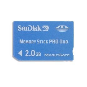 Sandisk 2gb memory stick pro duo Card product image