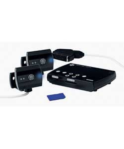 GET Twin Black and White CCTV Camera System product image