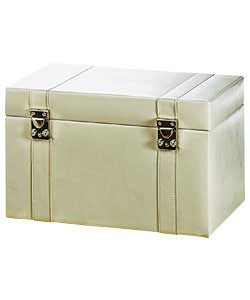 Unbranded Large Cream Jewelley Box with Travel Box
