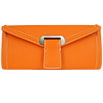 Buti Orange Embossed Leather Envelope Clutch product image