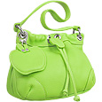 Buti Pistachio Green Drawstring Leather Bag product image