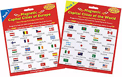 yellowmoon Magnetic Countries Capitals and Flags product image