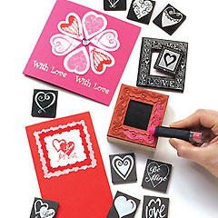 yellowmoon Magnetic Heart Stamp Set product image