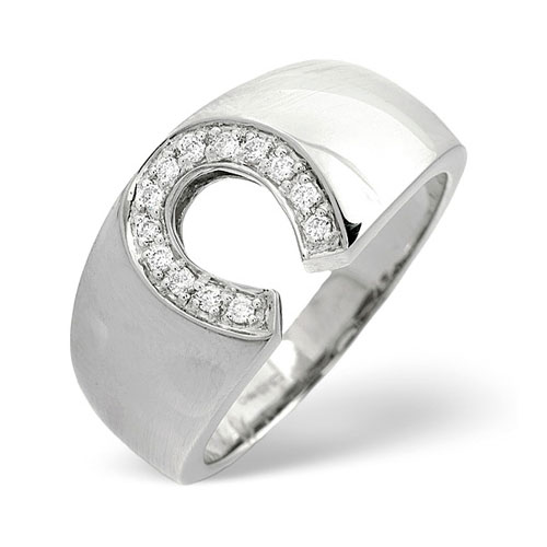 Saul Anthony 0.15 Ct Gents Diamond Ring In 18 Ct White Gold product image