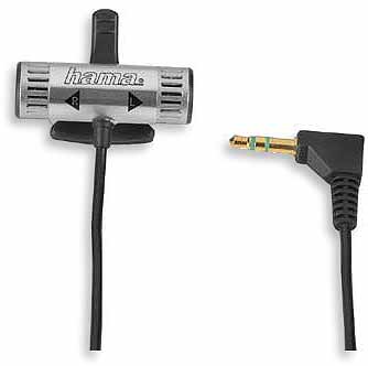 hama Microphone Tie Clip Stereo (VoIP and Skype compatible) - 46108 product image