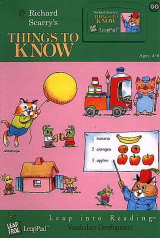 LeapFrog Richard Scarrys Things To Know - LeapPad Interactive Book product image