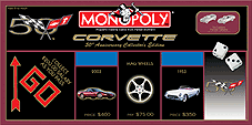 Corvette 50th Anniversary Monopoly Game