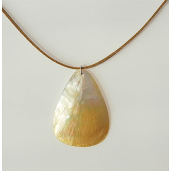 Mother of Pearl Teardrop Pendant product image
