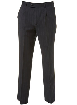Burton Navy Stripe Travel Suit Trousers product image