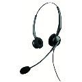 Jabra GN 2100 Flexboom Duo Business Headset with Free Curly SmartCord product image