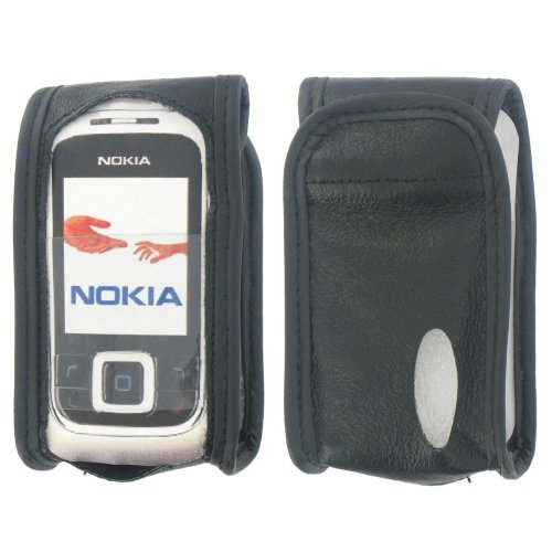 Nokia 6111 Black Leather Case product image
