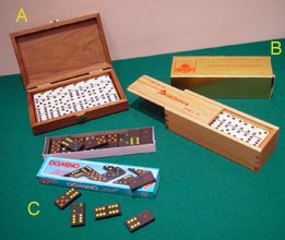 Dominoes Double-Six Types A, B and C
