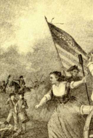 Molly Pitcher, heroine of the Battle of Monmouth