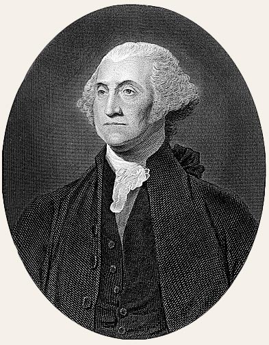 Portrait of George Washington, First President of the United States