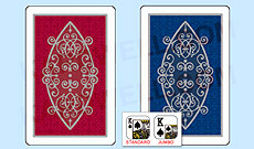 Gemaco Filigree Plastic Playing Cards with White Border