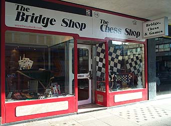 The Bridge Shop and Chess Shop are at 44 Baker Street, London W1U 7RT