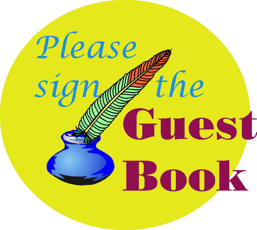 Please sign the Guest Book