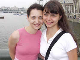 Oxana is Alexandra's sister