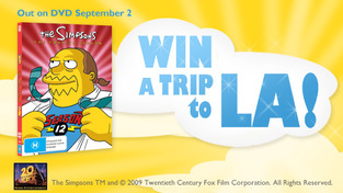 Win a trip to LA thanks to Simpsons Series 12 DVD