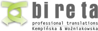 Bireta - Professional Translations Kempińska & Woźniakowska s.c.
