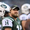 New York Jets quarterback Ryan Fitzpatrick did not play in the Jets' loss to the Rams. 